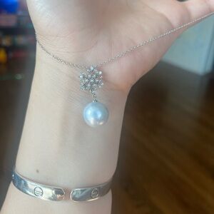 Australian White Pearl Silver Pendant